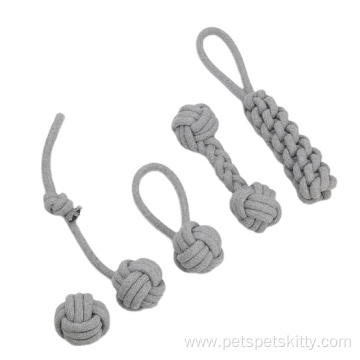 Cute Durable Cotton Rope Set Interactive Chew Toys